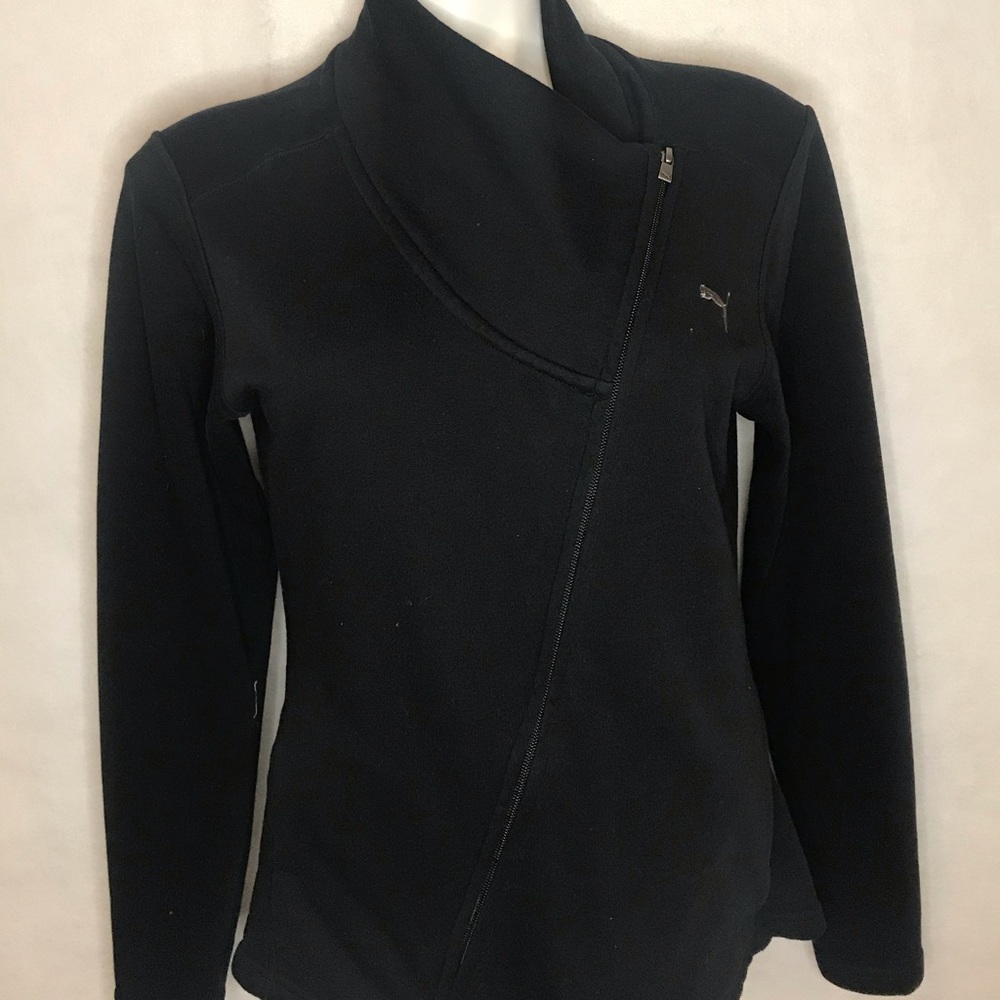 Puma fleece zippered jacket medium